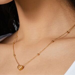 Gold Heart Necklace